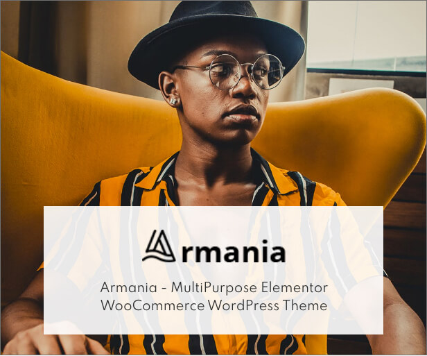Armania – Fashion, Furniture, Organic, Food Multipurpose Elementor WooCommerce Theme (RTL Supported)
