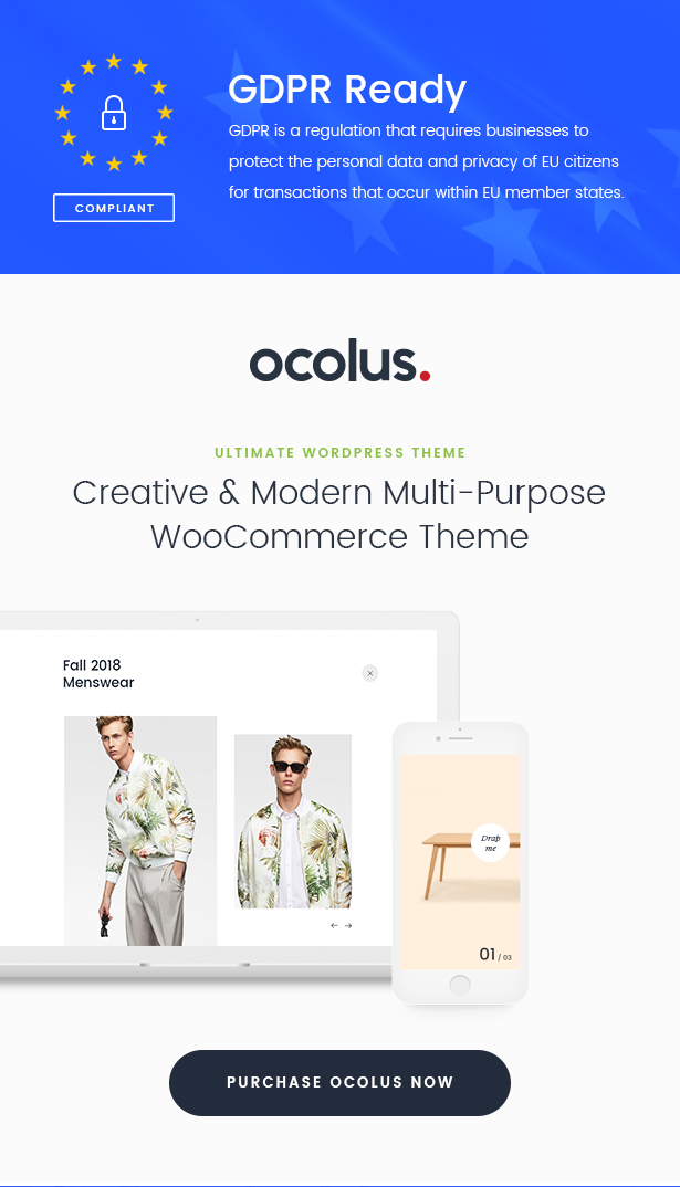 Ocolus - Fashion & Marketplace Multipurposes WooCommerce Theme - 1