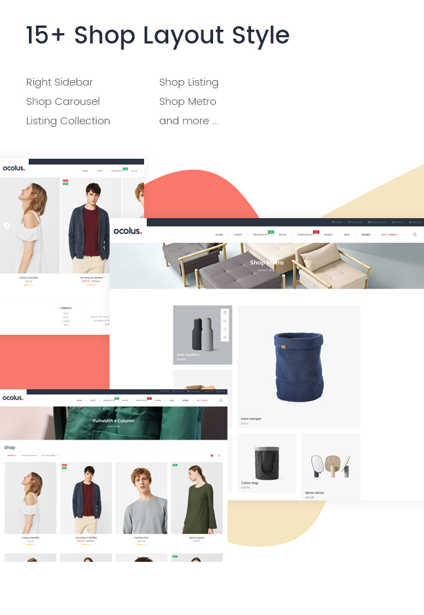 Ocolus - Fashion & Marketplace Multipurposes WooCommerce Theme - 3